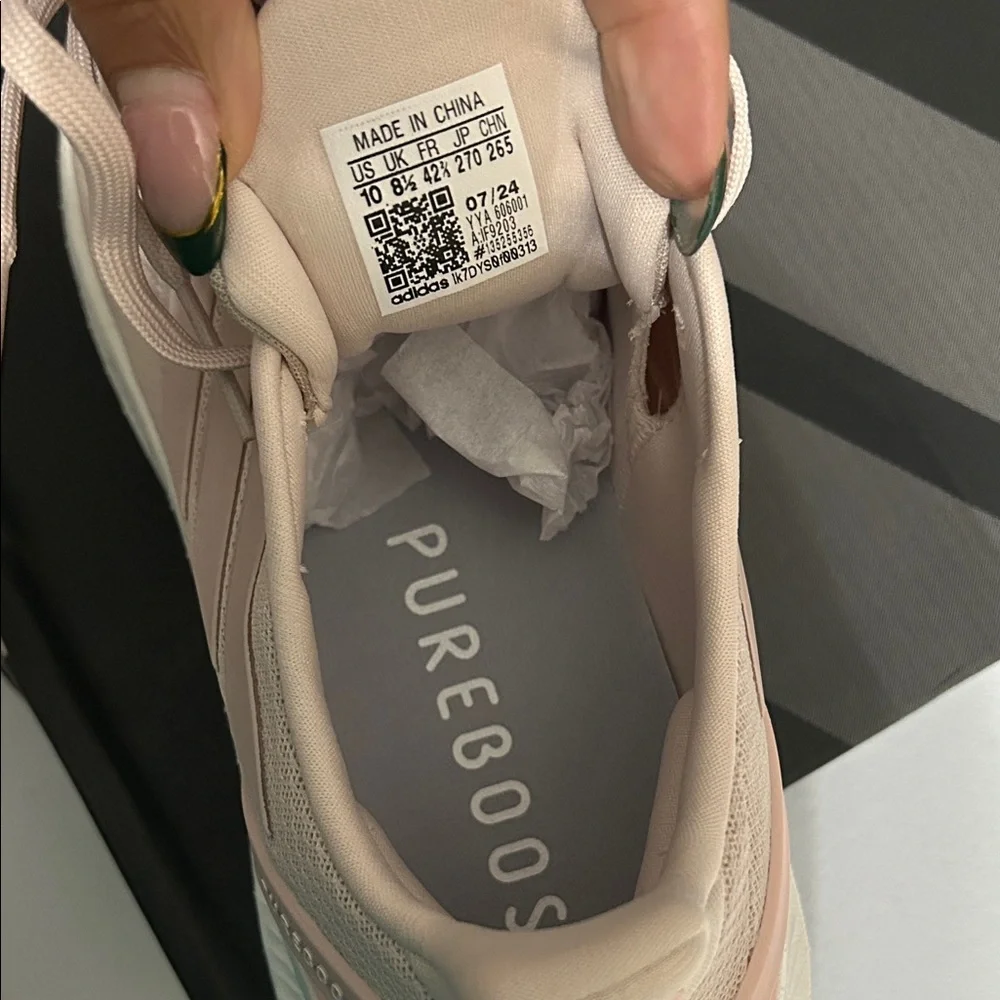 Adidas Women's Light Pink Athletic Shoes - Picture 2 of 4